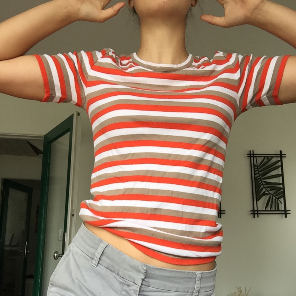 Jcrew 3quarter sleeve tee
